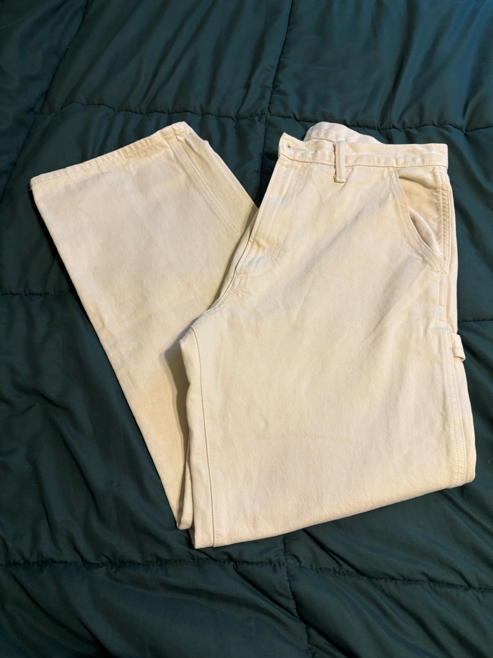 GAP Men's Cream Colored Carpenter Pants. READ